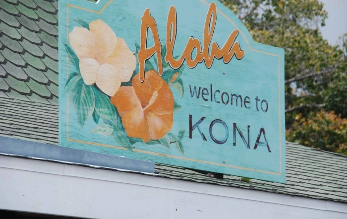 00 Welcome to Kona Maui Hawaii USA