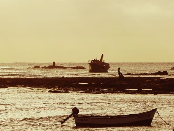 96_Abendstimmung-Schiffswrack-Sal-Rei-Boa-Vista-Kapverden