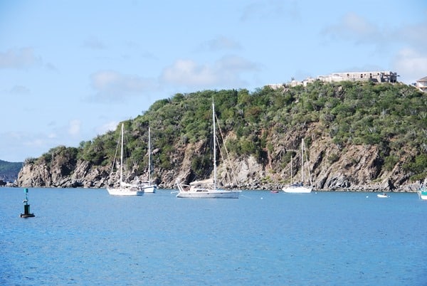 Segelboote vor Tortola British Virgin Islands