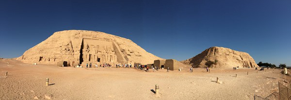 Panorama Abu Simbel Ägypten Urlaub Nilkreuzfahrt