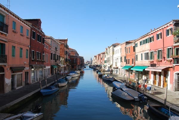 Murano Hauptkanal Canale di San Donato Venedig Italien