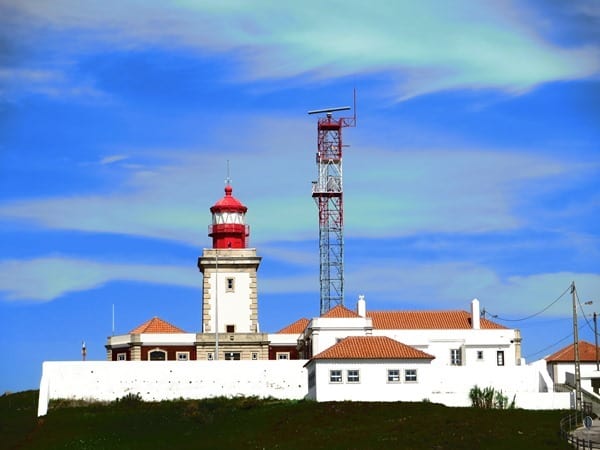 Cabo da Roca westlichster Punkt Europas Leuchtturm Faro Portugal