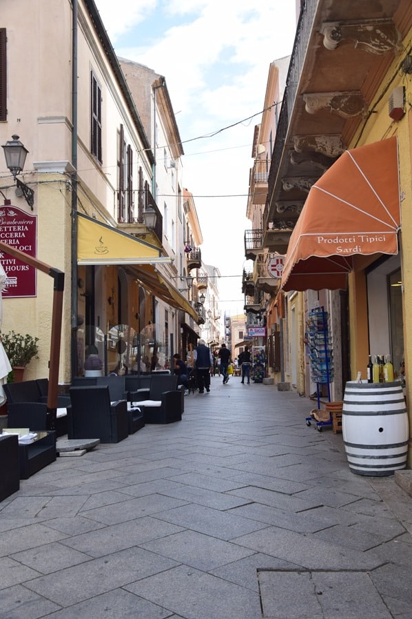 La Maddalena Sardinien Gassen Stadt Italien Mittelmeer