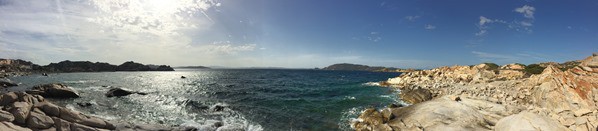 La Maddalena Sardinien Panorama Meer und Landschaft Italien Mittelmeer