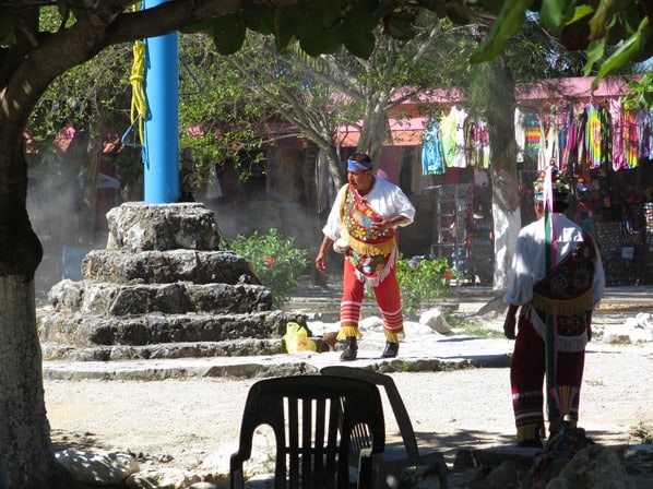 Tulum Mexiko Maya Tempel Voladores Yucatan Karibik