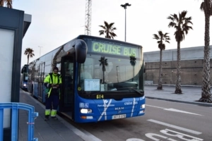 shuttle bus hafen barcelona spanien aida familien kreuzfahrt