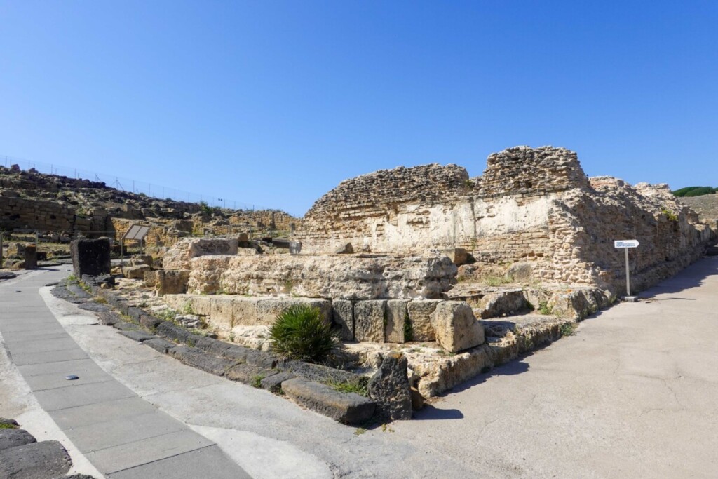 Castellum Aquae Ruine Ausgrabung Tharros Halbinsel San Giovanni di Sinis Nuraghen Sardinien