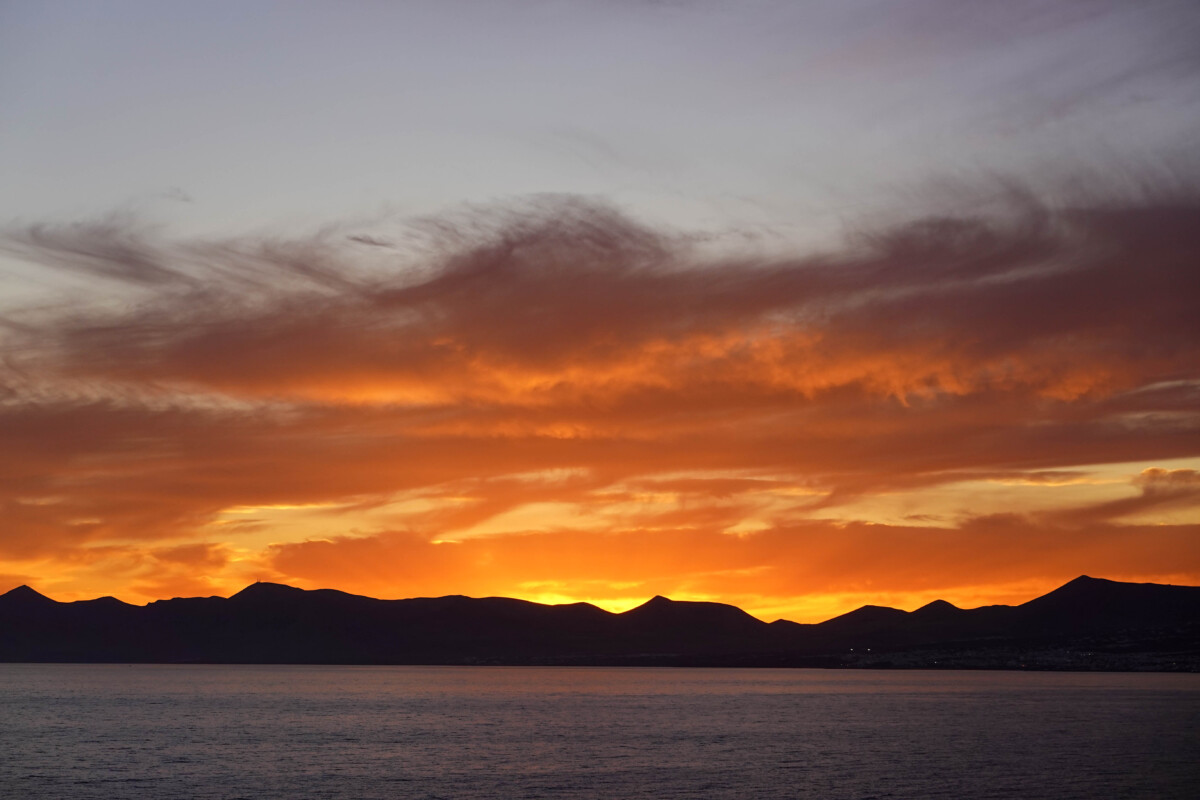 Costa Kreuzfahrt mit Kindern Sonnenuntergang