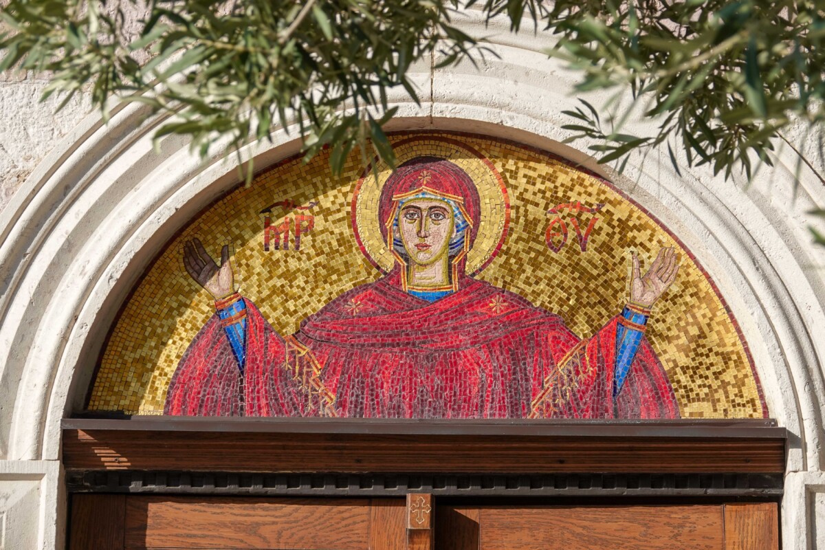 Madonna Mosaik Kirche Sveti Trojstvo Budva Montenegro Ausflug Azamara Quest