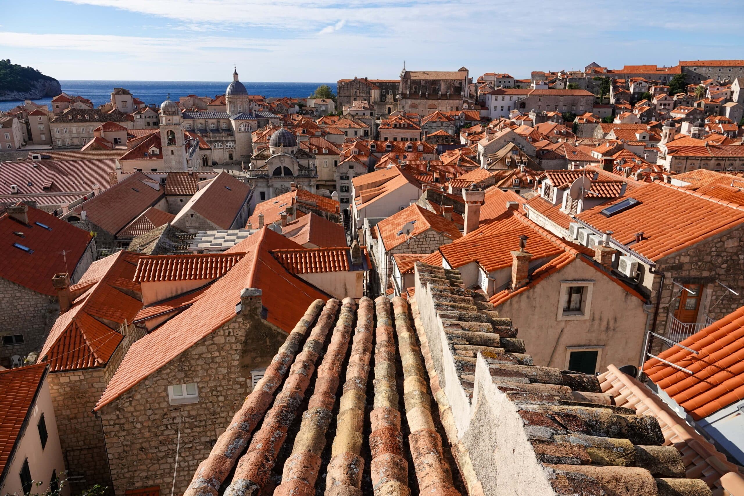 Über den Dächern der Altstadt Rundgang Statdtmauer Dubrovnik Kroatien Dalmatien