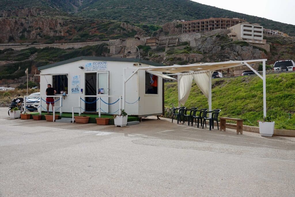 Hafen Buggeru Sardinien Italien