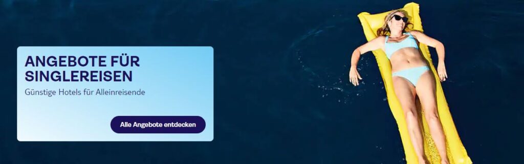 TUI Singlereisen Banner