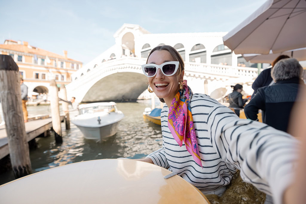 alleine reisen selfie fotografieren venedig